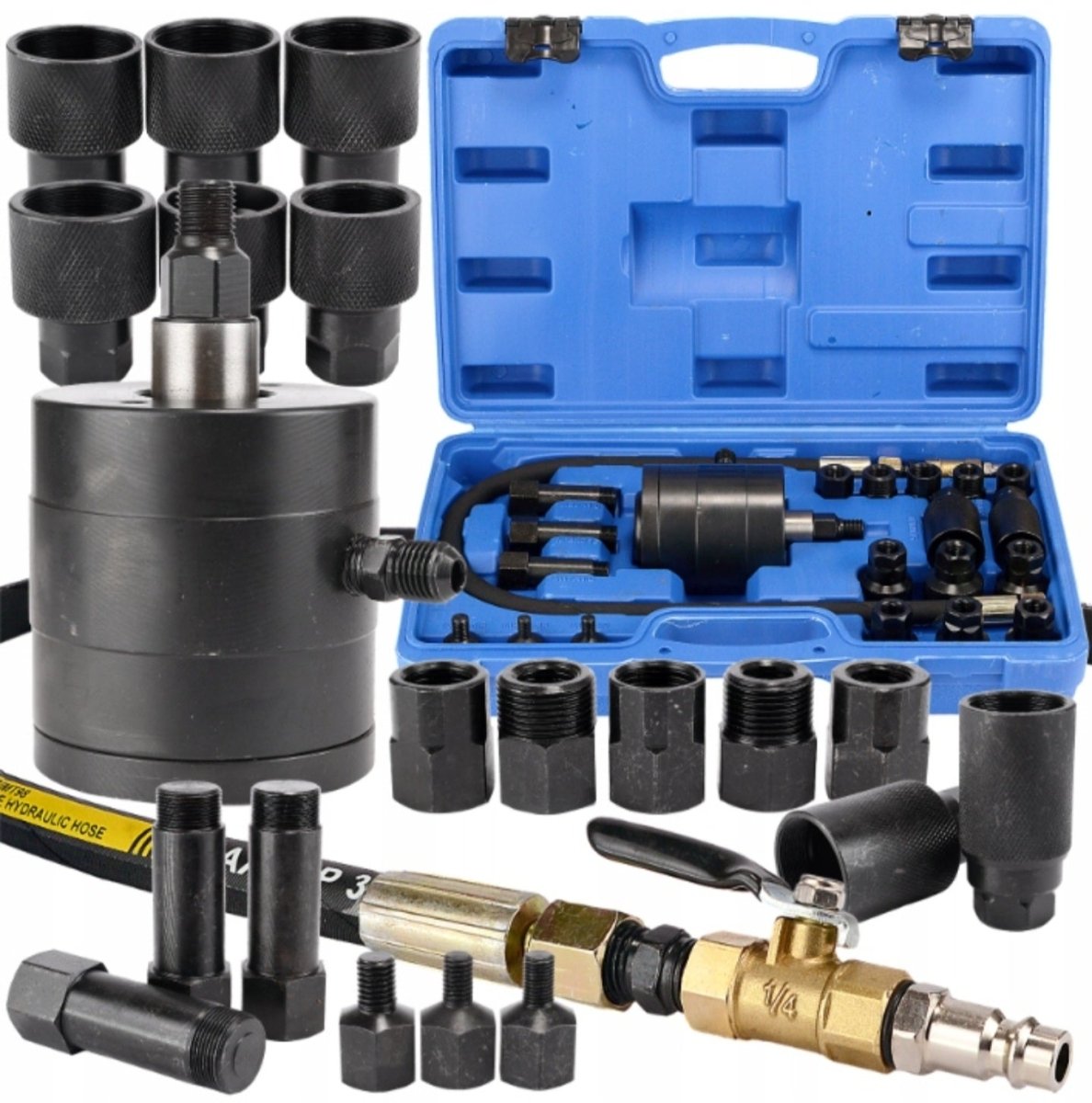 Pneumaatiline pihusti - eemaldaja 21 tk, haamer, adapterid (Black) - Ostuklikk